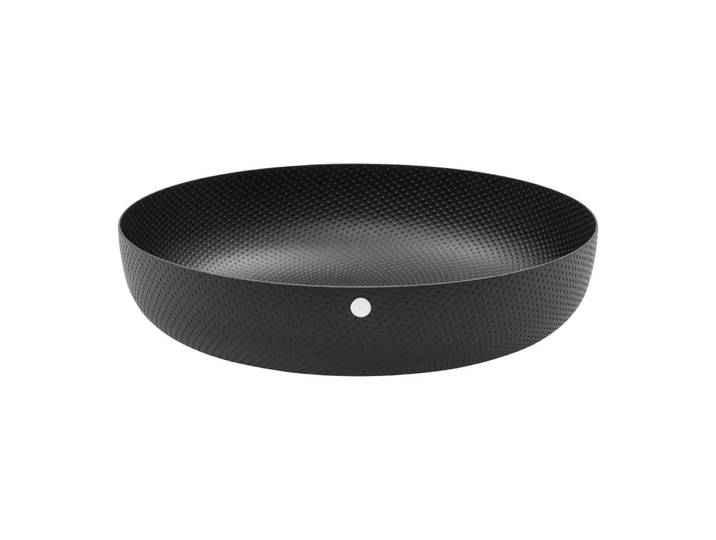 Schale Morrison, Alessi, schwarz, Edelstahl