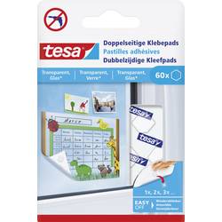 tesa Doppelseitige Klebepads Transparent Inhalt: 60 St. 77731-00000-01
