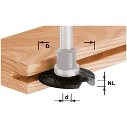 Festool, Fräser, Scheibennutfräser HW D40x5