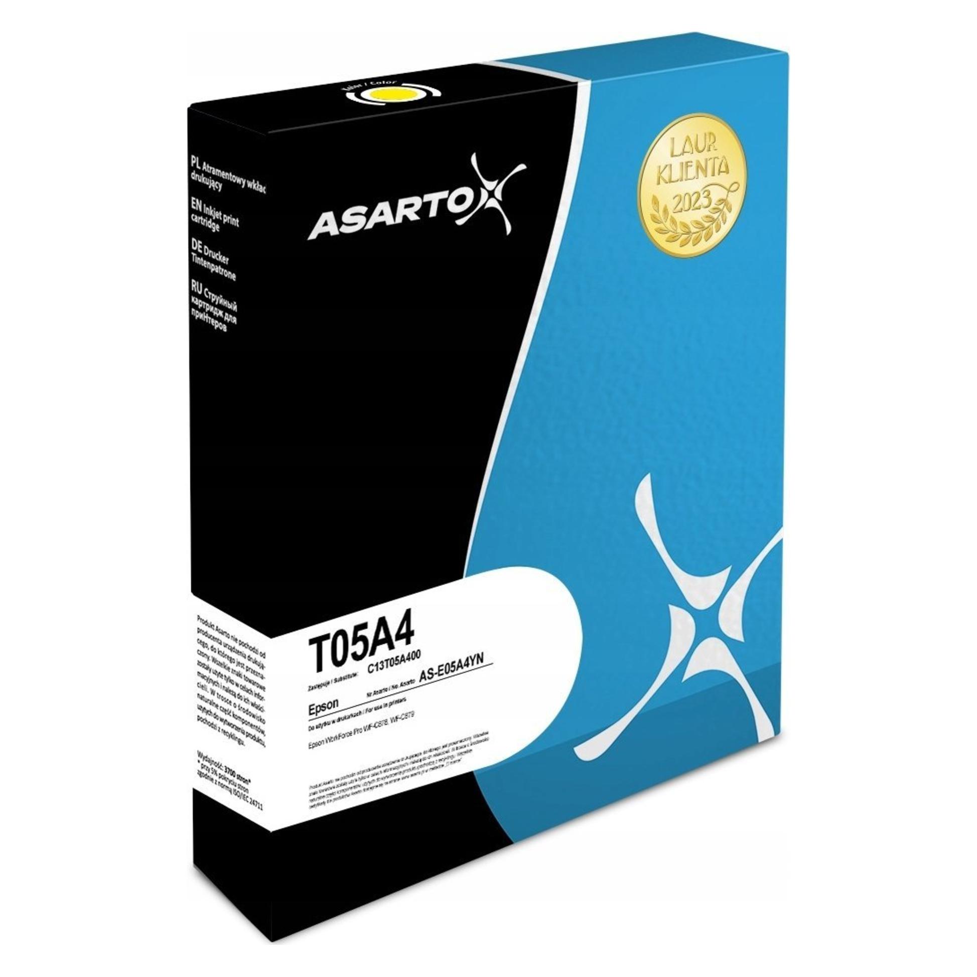 Asaro Tusz Asarto Tusz Asarto do Epson T05A4 | C13T05A400 | 20000 str. | yellow (Y) (AS-E05A4YN)