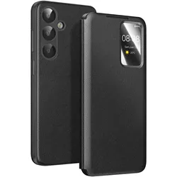 Avizar Smart View Etui mit Kartenfach Galaxy A17 (Samsung Galaxy A17), Smartphone Hülle, Schwarz