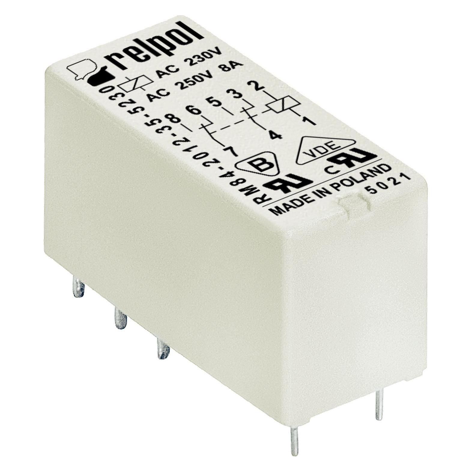 Relpol Miniaturrelais RM84-2012-35-5230 (604622) (604622)