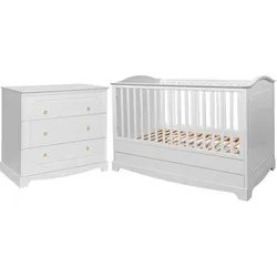 BABYZIMMER 2-teilig Royal Weiß