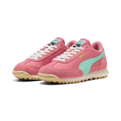 Sneaker PUMA "EASY RIDER VINTAGE", Damen, Gr. 40,5, pink (wild pink, mint jelly), Textil, unifarben, Schuhe Sneaker, mit Wildleder-Overlays, mit ProFoam-Dämpfungstechnologie