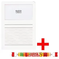 ELCO Organisationsmappe »Ordo classico« inkl. Fruchtgummi »Mega Roulette« 45 g weiß