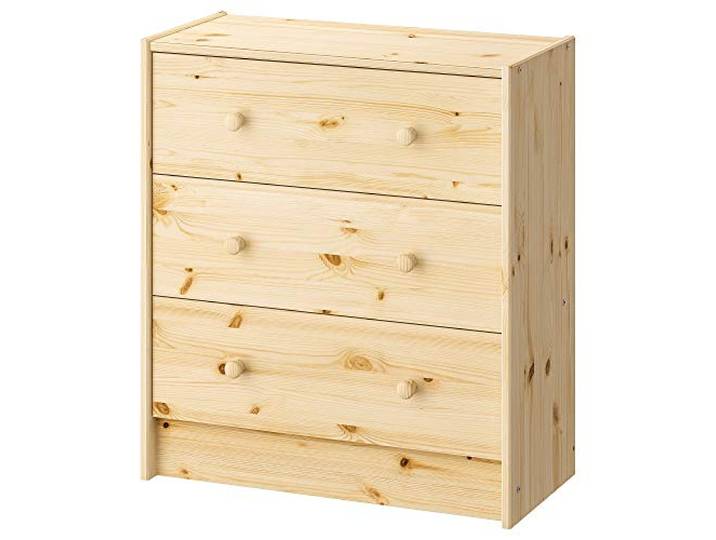 IKEA RAST Commode 3 tiroirs 62x70 cm pin