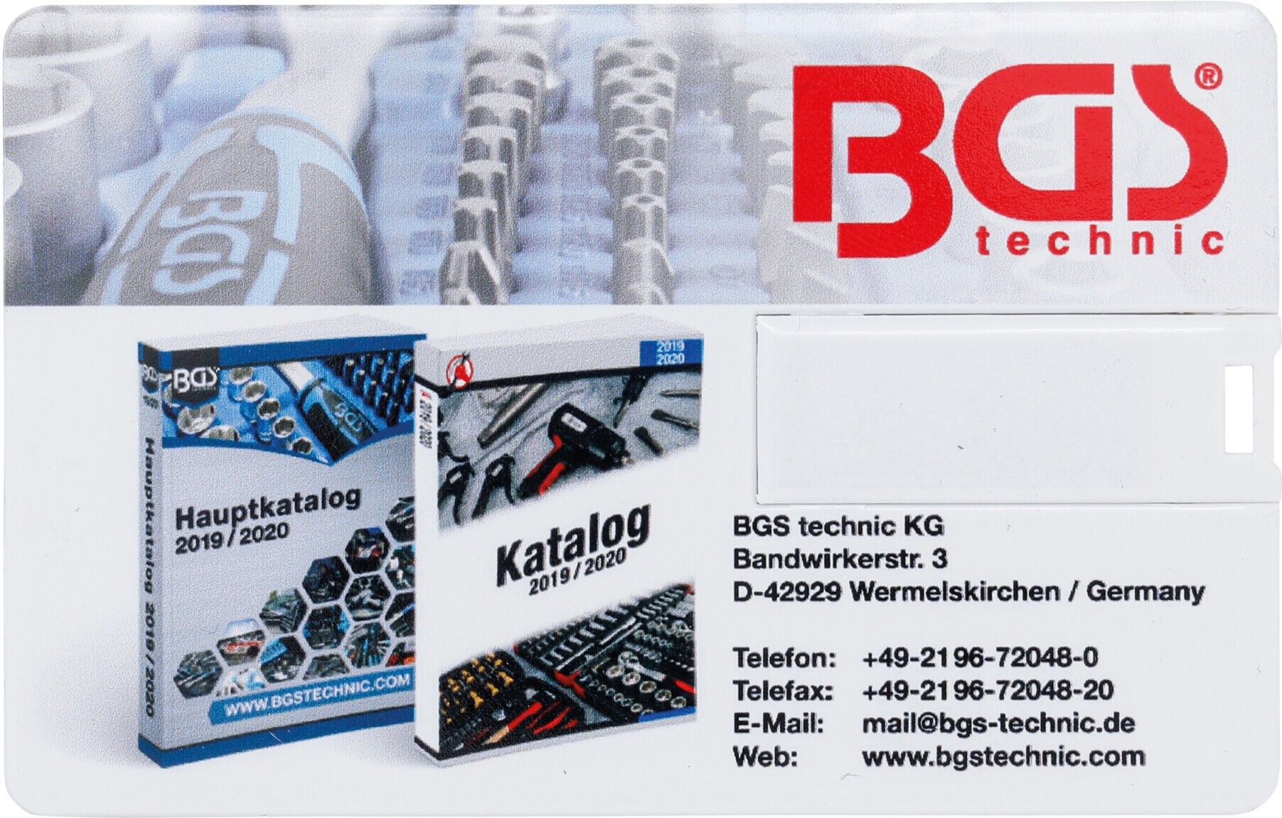 BGS USB-Stick USB, 32 GB, im Kreditkartenformat ; BGS technic)