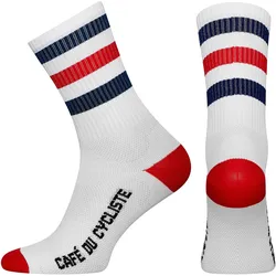 Café du Cycliste, Unisex, Sportsocken, Skate (35 - 38), Rot, Mehrfarbig