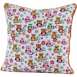 KISSENHÜLLE Eulen 60/60 cm