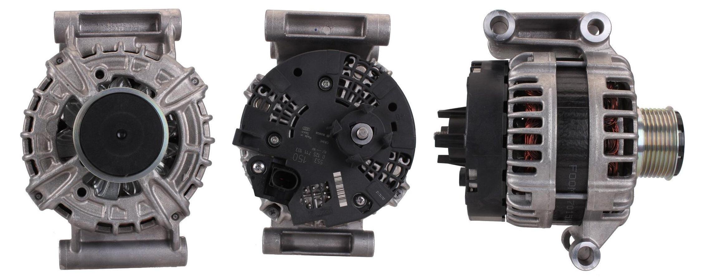 DRI 2193171502 Lichtmaschine Generator LiMa 150A 14V für FORD RANGER (TKE) Transit Mk6 Kasten (V347, V348, FA) Transit Mk7 Kastenwagen Transit Mk6 Bus