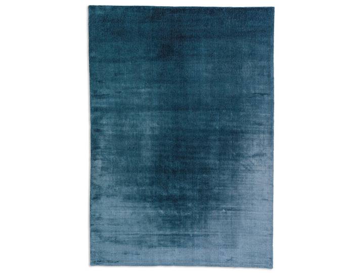 Schöner Wohnen Handwebteppich Aura, Blau, rechteckig, 170x240 cm, für Fußbodenheizung geeignet, antistatisch, pflegeleicht, Teppiche und Böden, Teppiche, Moderne Teppiche