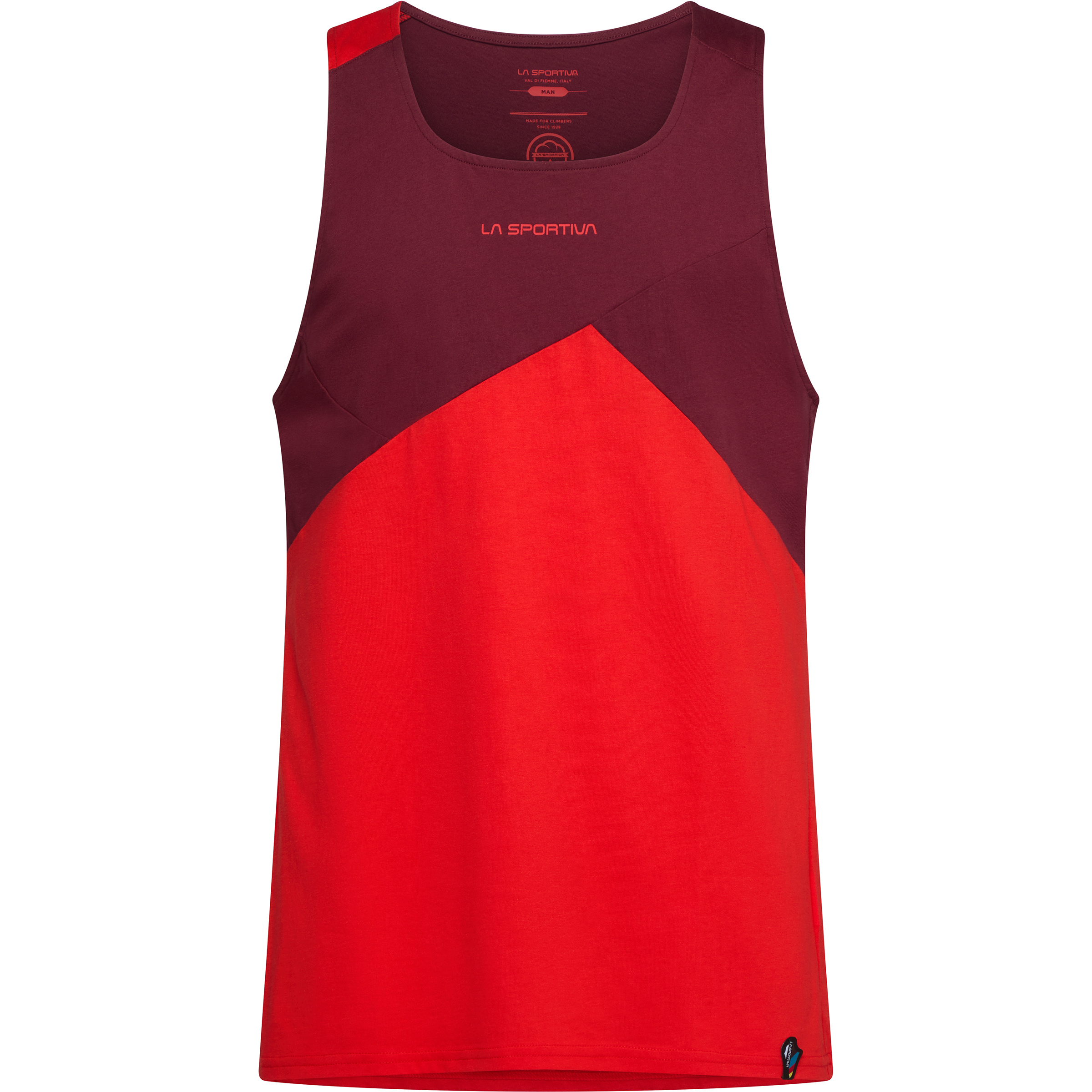 La Sportiva Dude Herren Tanktops rot Größe XL Bouldern | Sportklettern Atmungsaktiv
