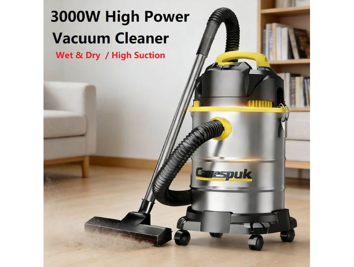 Aspirateur électrique 3 en 1 TUNGFULL, aspirateur humide et sec, aspirateur industriel pour hôtels, centres commerciaux, entrepôts, stations de lavage de voitures
