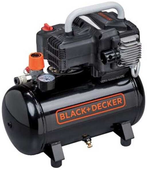 Black & Decker BD195 12 NK - Compresseur d'air électrique portatif monophasé, oil-less - Moteur 1.5 CV - 12 L