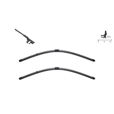 SWF Wischblatt ORIGINAL VISIOFLEX SET 119393 vorne für Citroën
