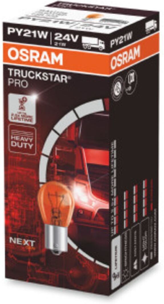Ams-Osram Glühlampe OSRAM Truckstar Pro NextGen 24V, 21W, 10 Stück