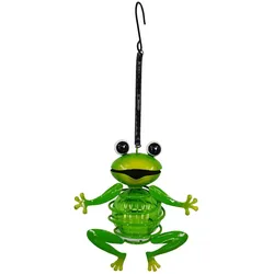 Solarleuchte LED Außenleuchte Frosch-Figur Deko Gartenleuchte IP44 H 20 cm