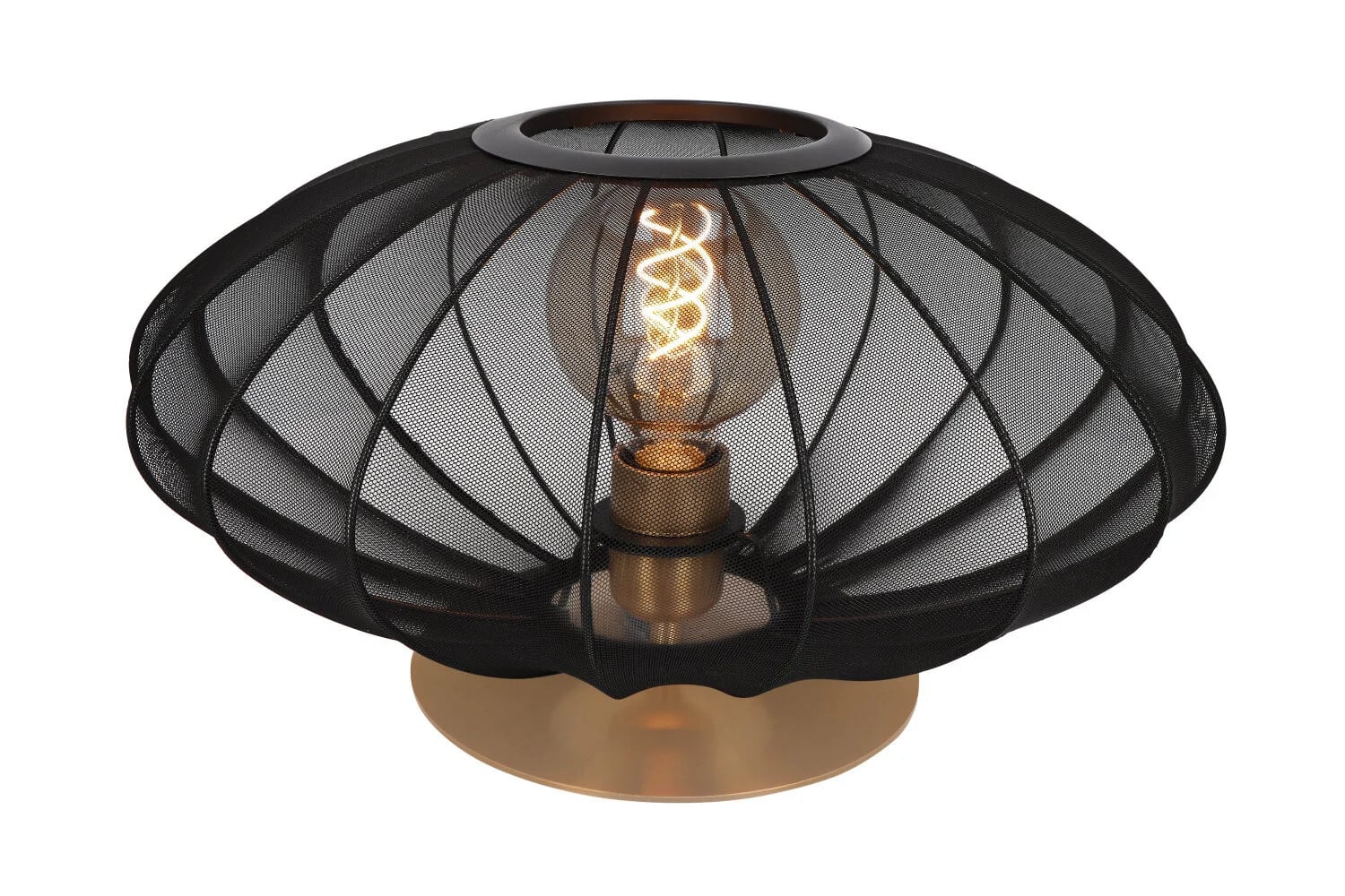 Lucide Corina Tafellamp Zwart Ø 40 cm