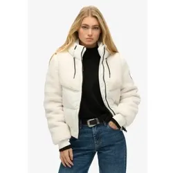 Superdry für Damen. W5011758A Everest Hybrid Jacke off-white (L), Weiß, Lässig, Polyester