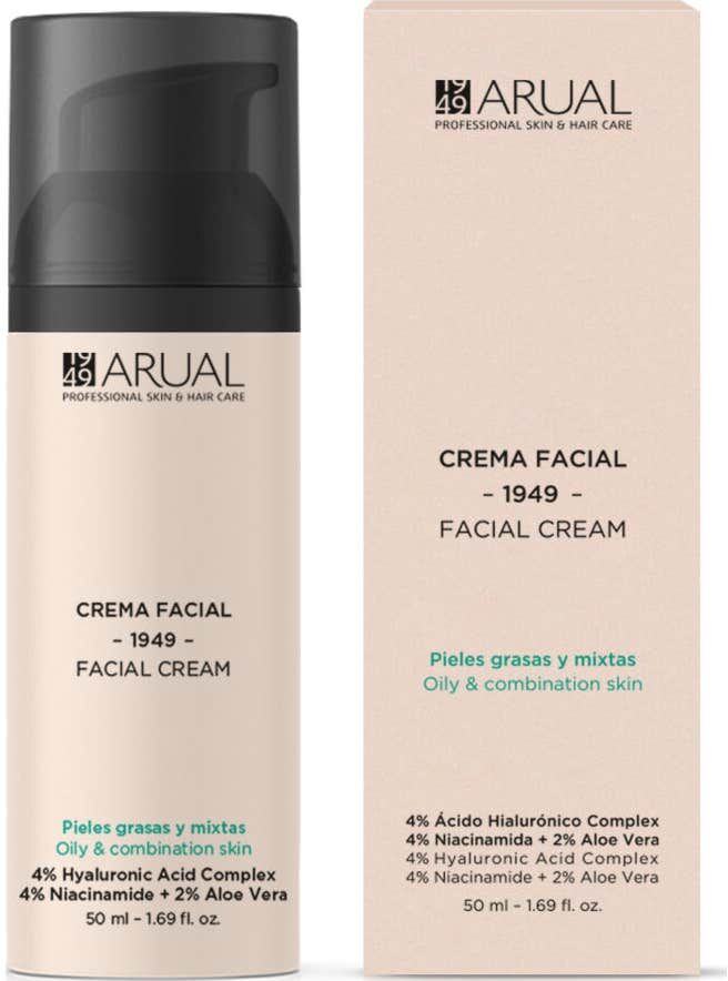 ARUAL Crema Facial Pieles Grasas & Mixtas 50ml
