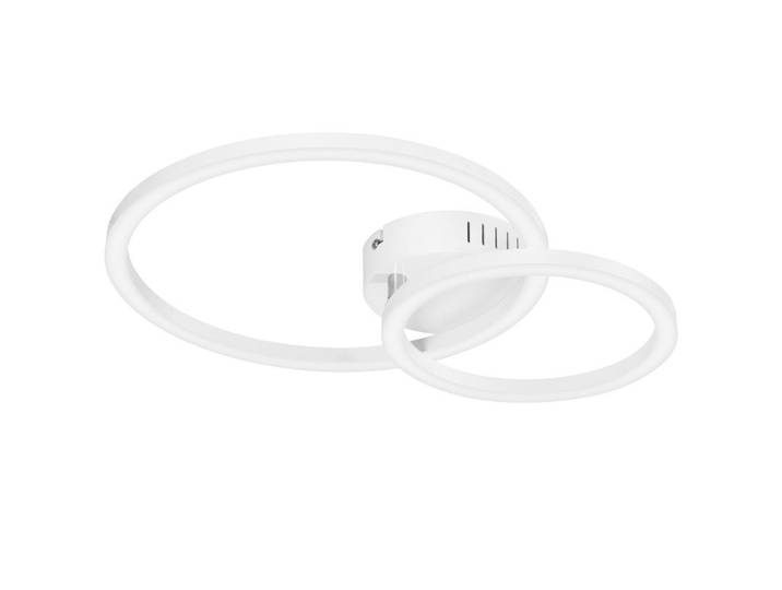 ZMH LED Deckenleuchte Nrelis 40.5/30/6.7 cm, Weiß, Kunststoff, Mode, LED integrated, 30x6.7x40.5 cm, Lampen & Leuchten, LED Beleuchtung, LED-Deckenleuchten