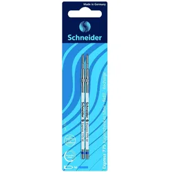 Schneider, Ersatzpatronen + Tintenfass, Kugelschreibermine (Blau, 2 Stk.)