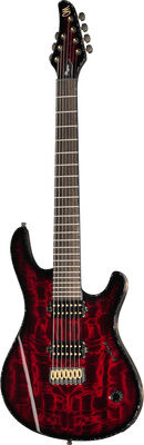 Mayones Guitars Regius 7 TDRG Trans Dirty Red Gloss