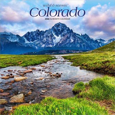 Colorado Wild & Scenic 2026 12 X 24 Inch (Hanging) Monthly Square Wall Calendar Plastic-Free