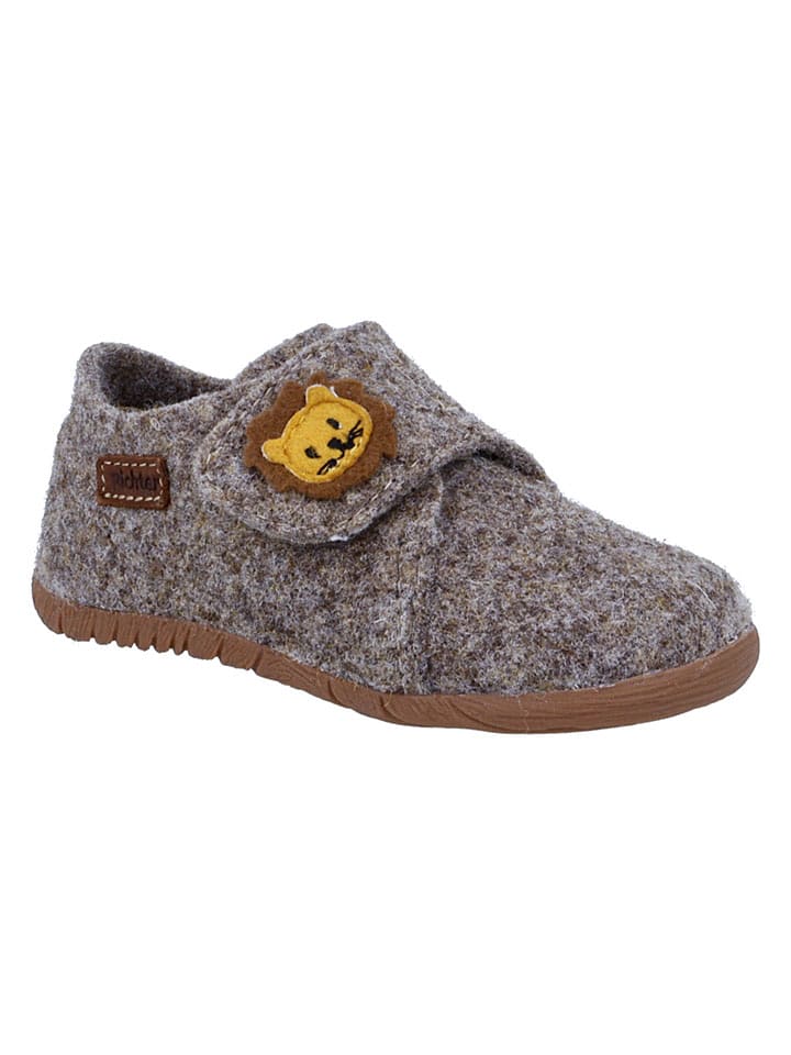Richter Shoes Hausschuhe "Filzi" in Grau - 21