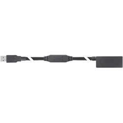 InLine USB 2.0 Aktiv-Verlängerung, USB-A Stecker/Buchse, 25m (USB 2.0), USB Kabel