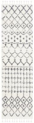 SAFAVIEH Berber Fringe Shag Louetta Trellis Rug