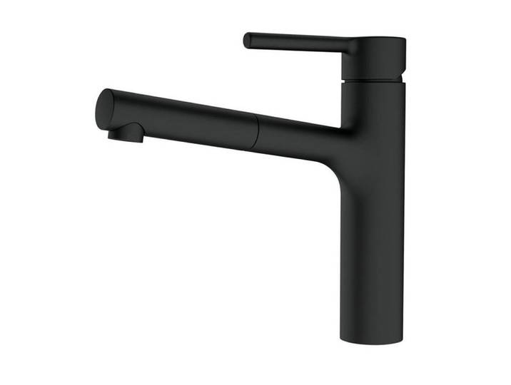 FRANKE Küchenarmatur Centro mit ausziehbarem Auslauf Black Matt