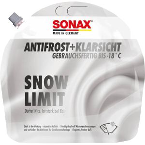 Sonax Scheibenfrostschutz 01394410 Snow Limit, bis -18°C, AntiFrost & KlarSicht, 3 Liter
