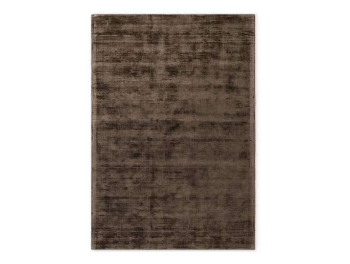 Tapis en viscose Noemi Marron/Marron 80 x 150cm Coton/Viscose