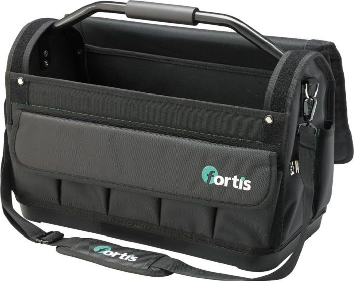 Fortis Werkzeugtasche 4317784702041 wasserabweisend, mit Tragegurt, schwarz