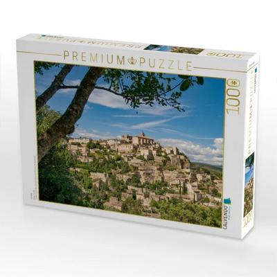 CALVENDO Puzzle Gordes | 1000 Teile Lege-Größe 64x48cm Foto-Puzzle für glückliche Stunden