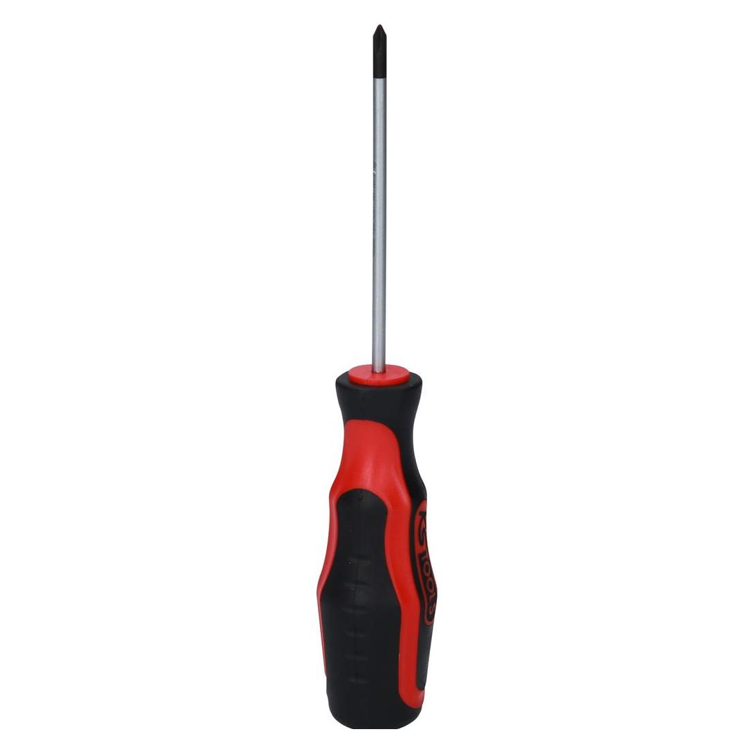 KS Tools Werkzeuge-Maschinen GmbH ERGOTORQUEplus Schraubendreher, PH0, 155mm, auf Hänger (Phillipps-Kreuzschlitz (PH)) (159.1027-E)