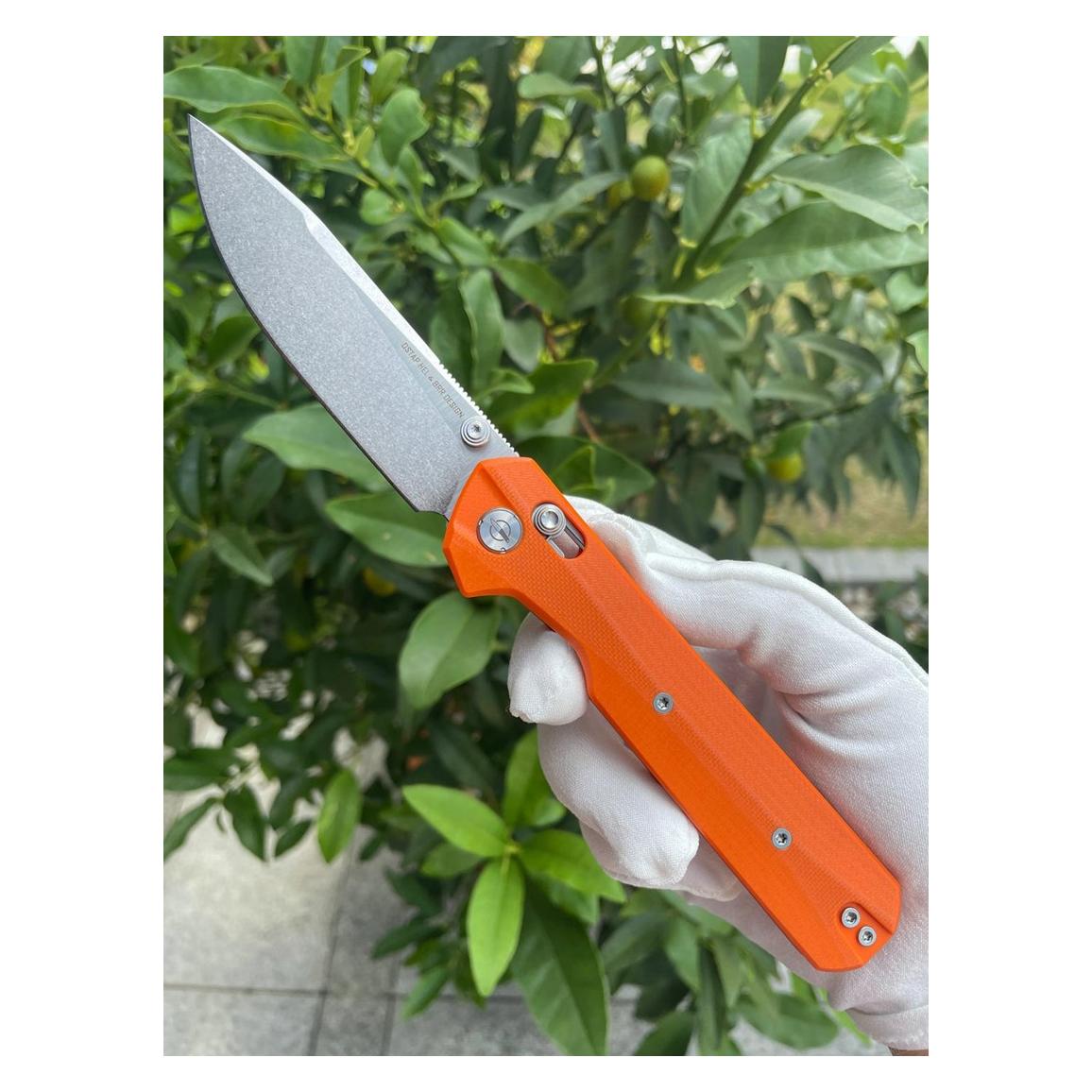 No Name Messer KNIVESPL The First Orange G10 14C28N (KPLTF-ORG10-SSS-1)