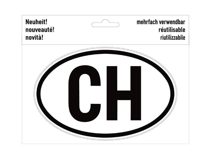 Hoheitszeichen «Ch» ablösbar