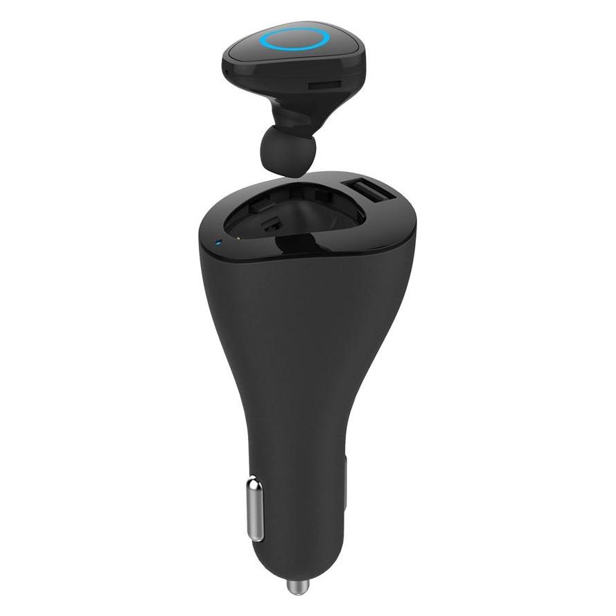 Krüger&Matz Bluetooth-Kopfhörer mit Krüger & Matz Traveller K1 Autoladegerät (Kabellos) (KM0397)