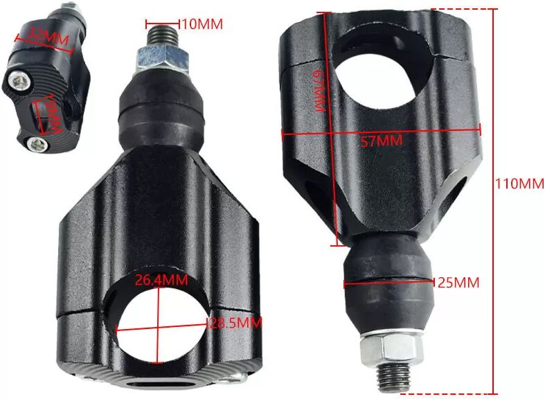 INF Lenkerklemmung für Motorrad für Offroad-Fahrten