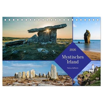 Mystisches Irland (Tischkalender 2026 DIN A5 quer), CALVENDO Monatskalender