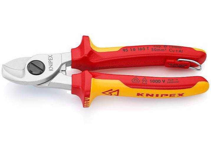 Kabelschere KNIPEX 165 mm 1000 V , bunt, L:16,5cm, Schneidewerkzeuge, Kabelschere