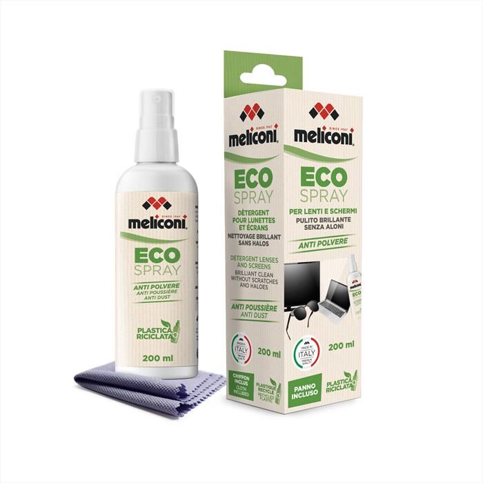 Meliconi Spray Lenti E Schermi-bottiglia 50% Plastica Ricicla
