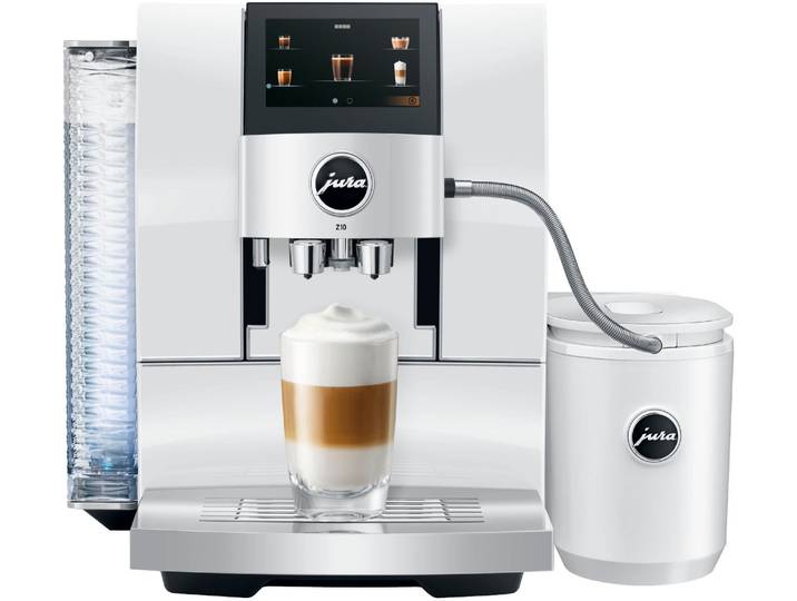 JURA Kaffeevollautomat 15410 Z10 (EA) , diamond weiß, B:32cm H:38cm T:45cm, Kaffeevollautomaten, 51 Spezialitäten, Touch, Light & Cold Brew, Kaffeevollautomat