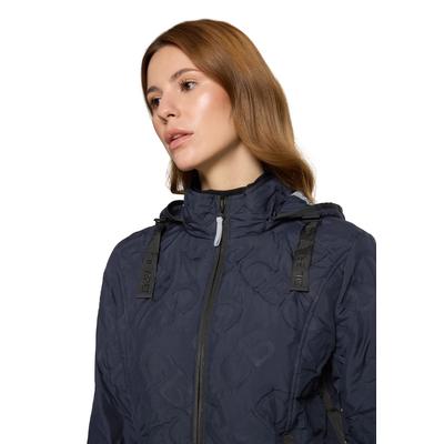Outdoorjacke GIL BRET, Damen, Gr. 36, blau (deep navy), Web, Obermaterial: 100% Polyester, Strukturmuster, unifarben, regular fit normal, gerader Abschluss, Jacken Outdoorjacke, mit Strukturmuster