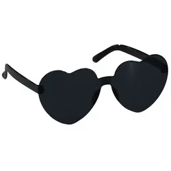 Brille "Herz", schwarz