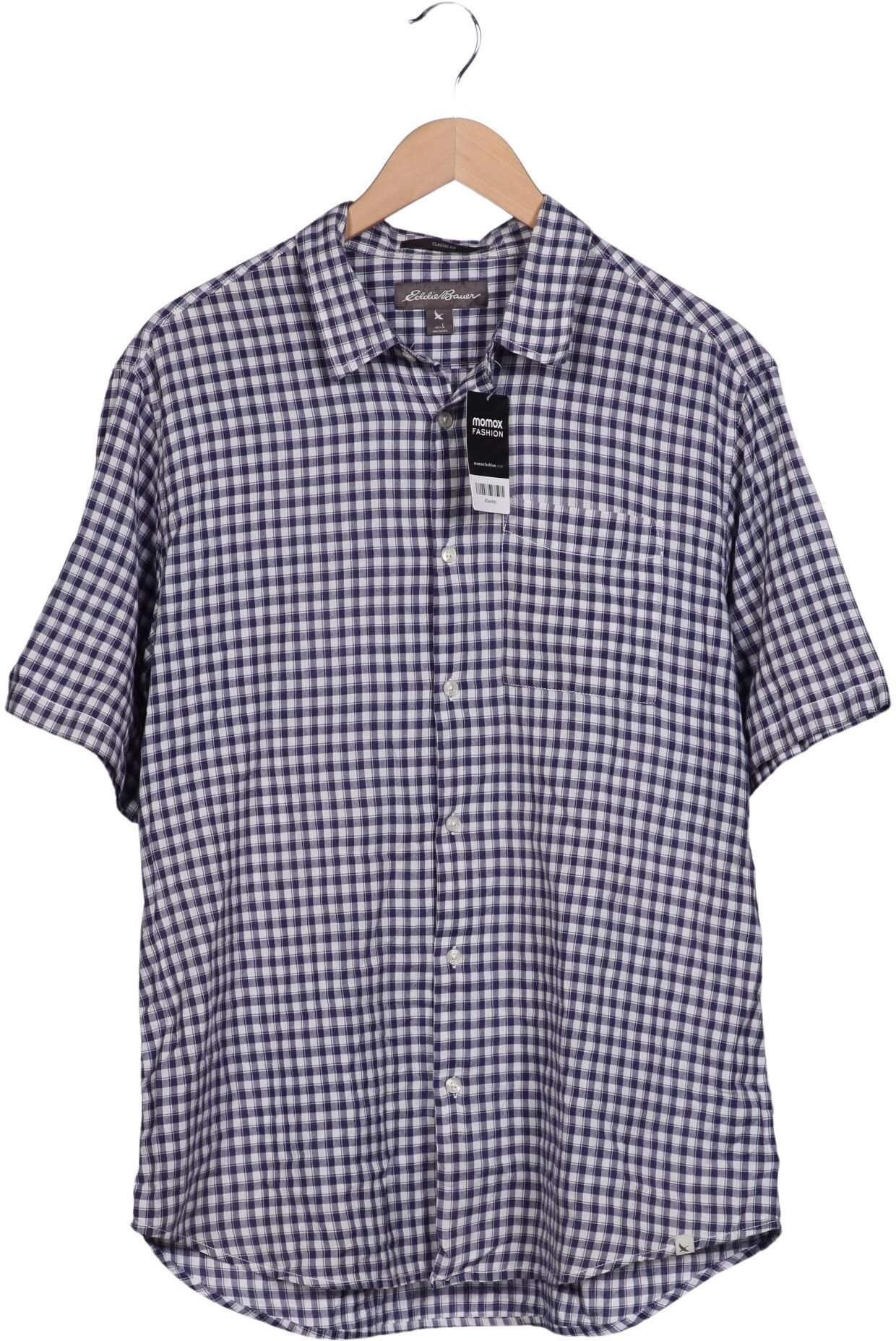 Eddie Bauer Herren Hemd, Mehrfarbig, Gr. L, Baumwolle - Second Hand