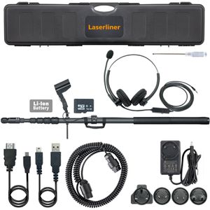 Laserliner Endoskop-Kamera 084.330A, VideoPilot 3D, App-fähig, 5m, IP65, Display 1280x800 Pixel, beweglicher Kopf Ø 39mm, PC