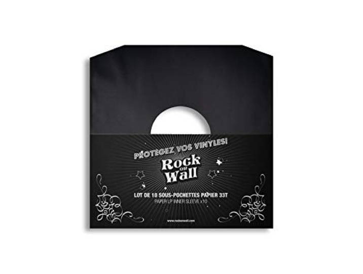 Buste Di Carta Per Vinile (Nero) (10 Pz.)